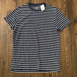 Men’s JCrew Striped Pocket T